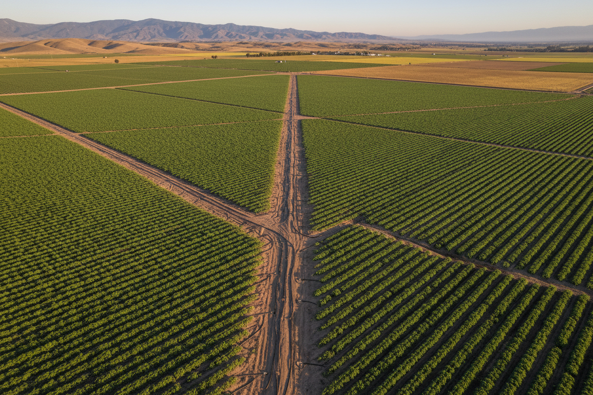 Precision Agriculture Aerial — Drip Irrigation